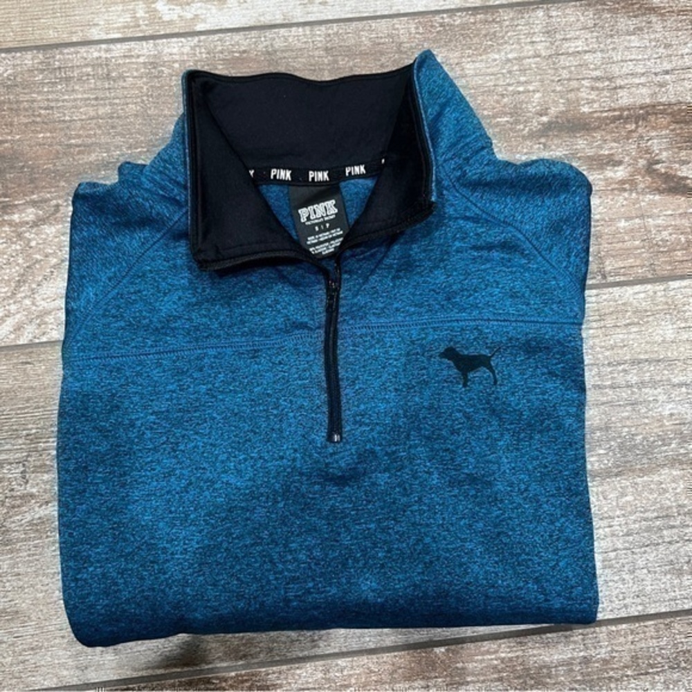 Pink Victoria’s Secret | Teal 1/4 Zip Pullover
